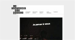 Desktop Screenshot of lacompagniedeshommes.fr